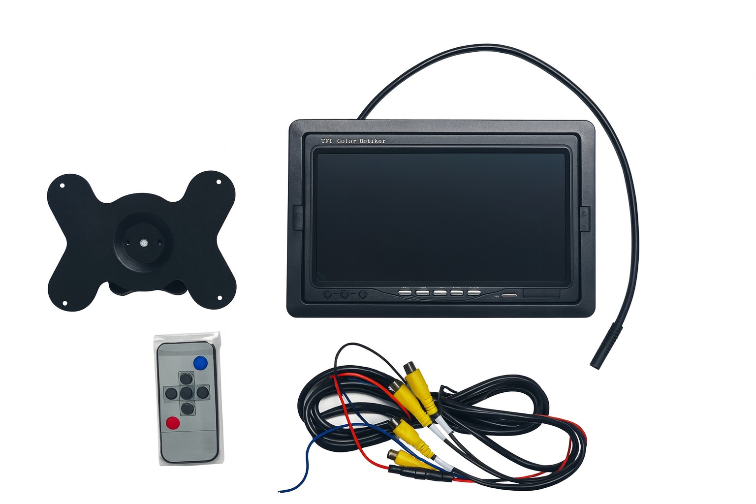 4 Kanal Video Bölücü Monitör Modülü – Güvenlik ve Araç Sistemleri